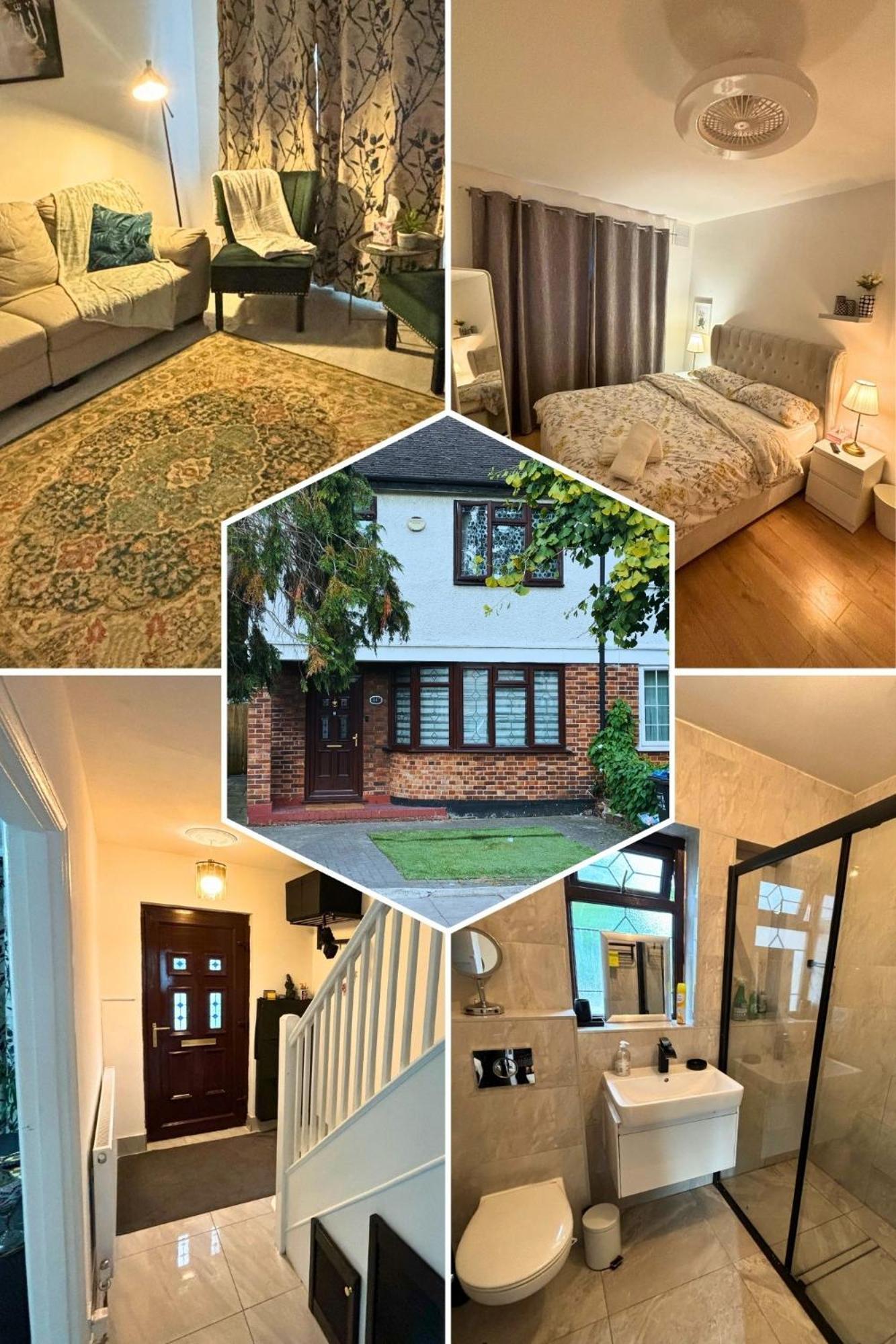 Charming And Cosy London Home, Garden, Parking & Family Fun 미참 외부 사진